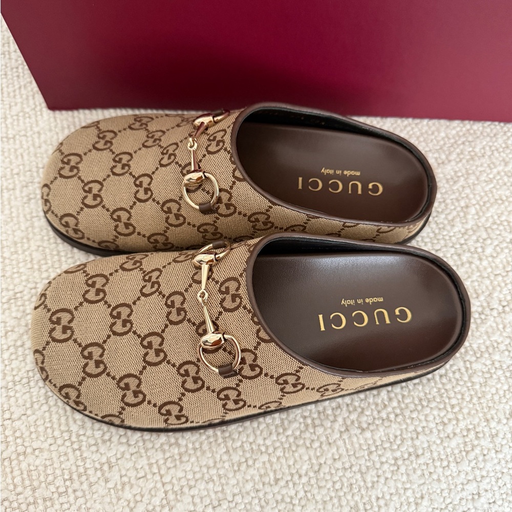 NWT - Gucci Women's mule with Horsebit - Size 37.5 - Picture 2 of 6
